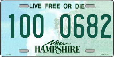 NH license plate 1000682