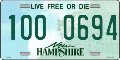 NH license plate 1000694