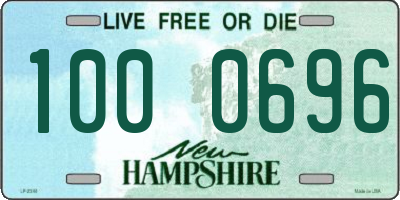 NH license plate 1000696