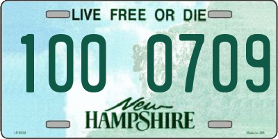 NH license plate 1000709