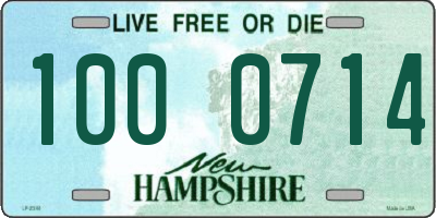 NH license plate 1000714