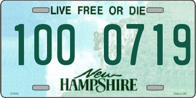 NH license plate 1000719