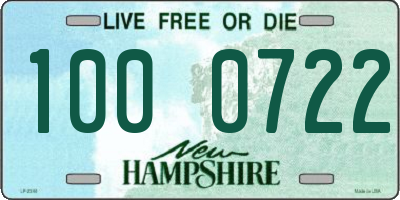 NH license plate 1000722