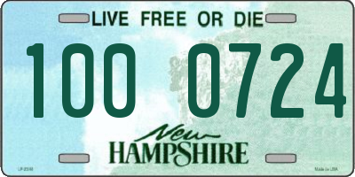 NH license plate 1000724