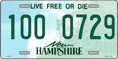 NH license plate 1000729