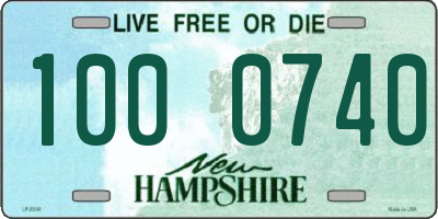 NH license plate 1000740