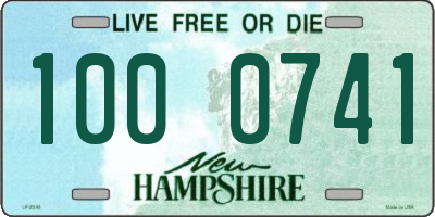 NH license plate 1000741