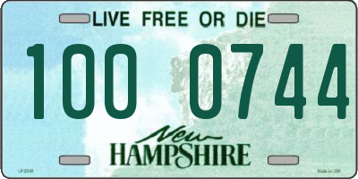 NH license plate 1000744