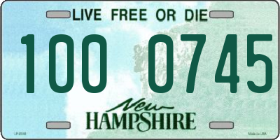 NH license plate 1000745