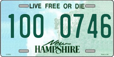 NH license plate 1000746