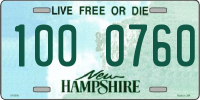 NH license plate 1000760