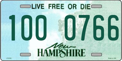 NH license plate 1000766