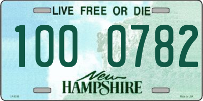 NH license plate 1000782