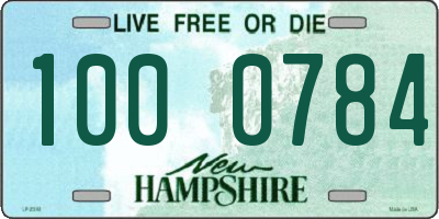 NH license plate 1000784