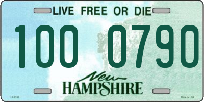 NH license plate 1000790