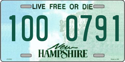 NH license plate 1000791