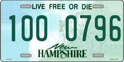 NH license plate 1000796