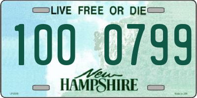 NH license plate 1000799