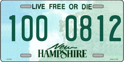 NH license plate 1000812