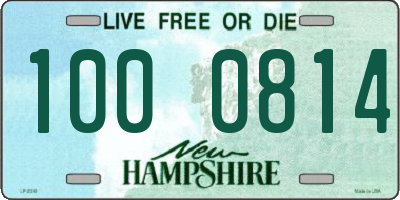 NH license plate 1000814