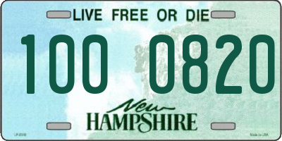 NH license plate 1000820