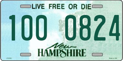 NH license plate 1000824