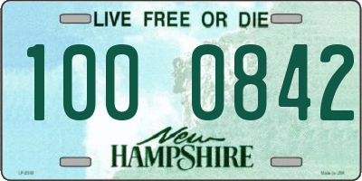 NH license plate 1000842