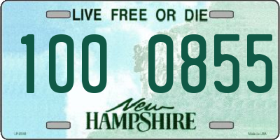 NH license plate 1000855