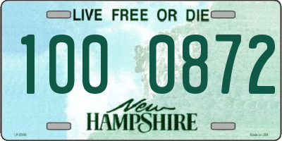 NH license plate 1000872