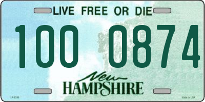 NH license plate 1000874