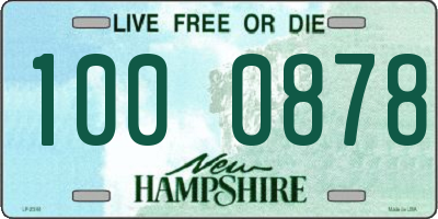 NH license plate 1000878