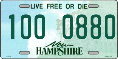 NH license plate 1000880