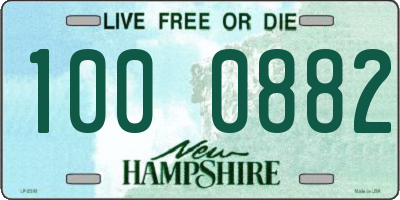 NH license plate 1000882