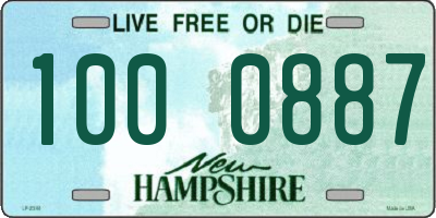 NH license plate 1000887