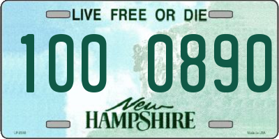NH license plate 1000890