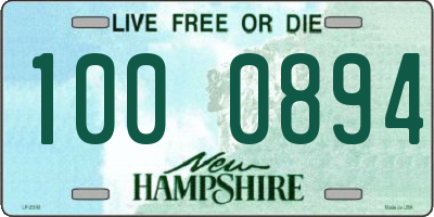 NH license plate 1000894