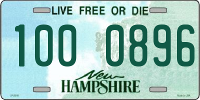 NH license plate 1000896