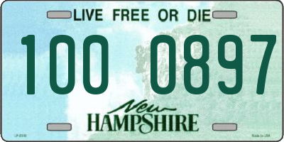 NH license plate 1000897