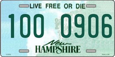 NH license plate 1000906