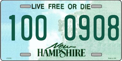 NH license plate 1000908