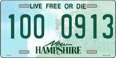 NH license plate 1000913