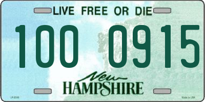 NH license plate 1000915