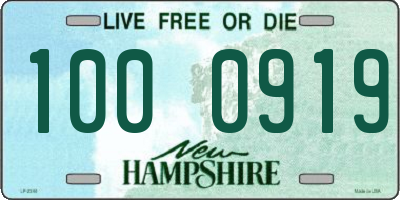 NH license plate 1000919