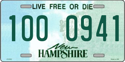 NH license plate 1000941