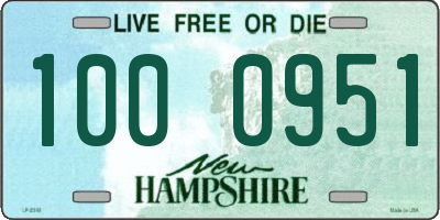 NH license plate 1000951