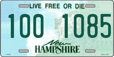 NH license plate 1001085