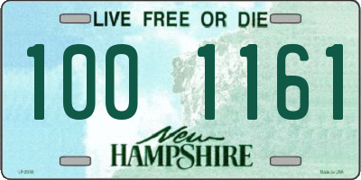 NH license plate 1001161