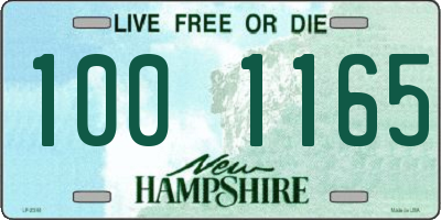 NH license plate 1001165