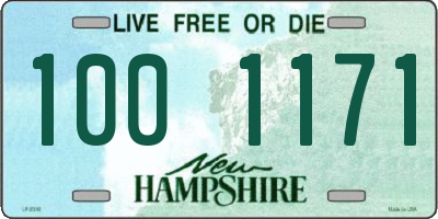 NH license plate 1001171