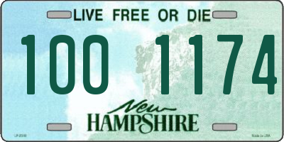 NH license plate 1001174